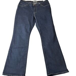 Levi's Jeans Womens 14S W32 L30 (Actual L28) Blue Low Rise‎ Bootcut Dark Wash
